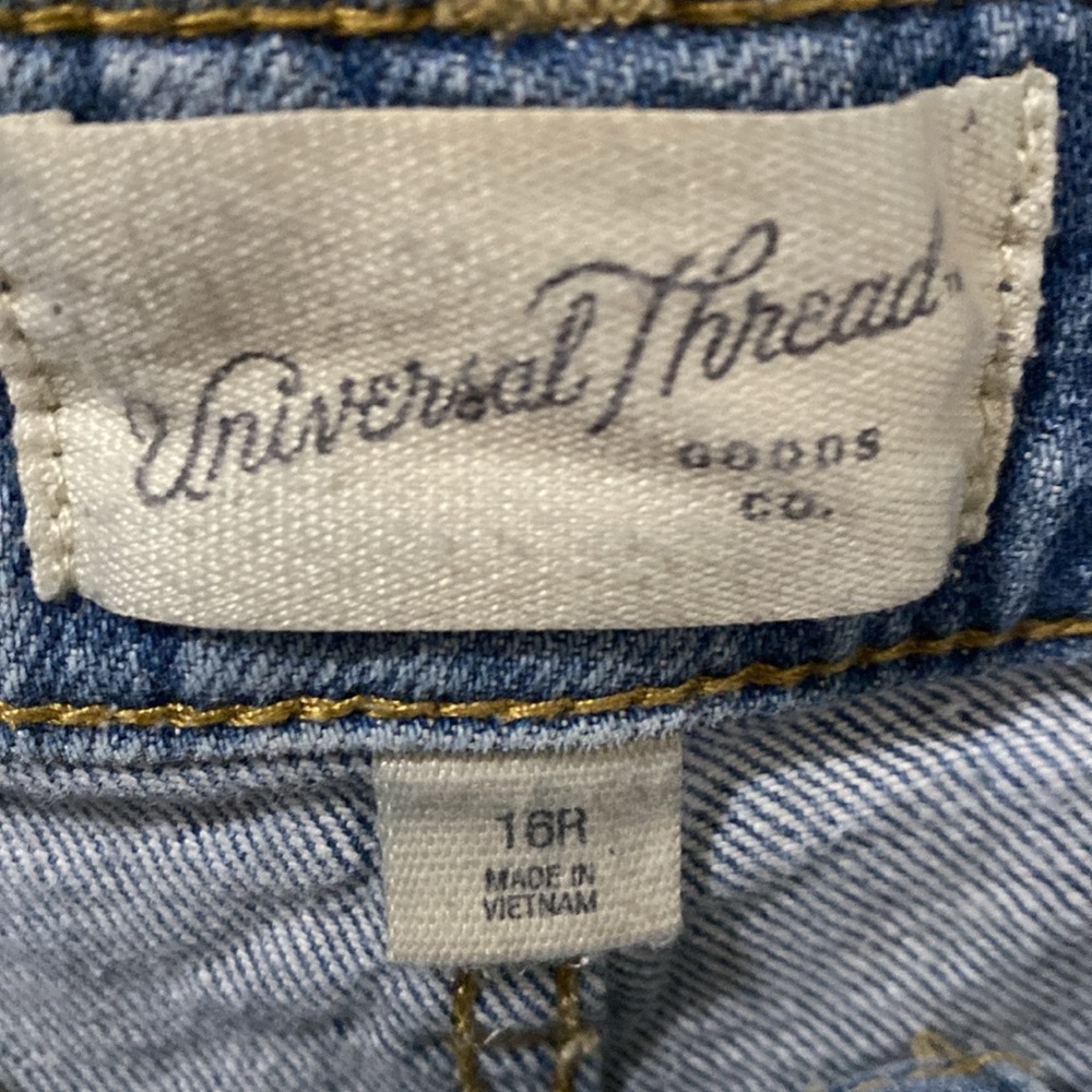 Universal Thread High Rise Wide Leg 16 Regular Jeans - Picture 7 of 7